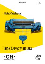 High capacity hoists - 1