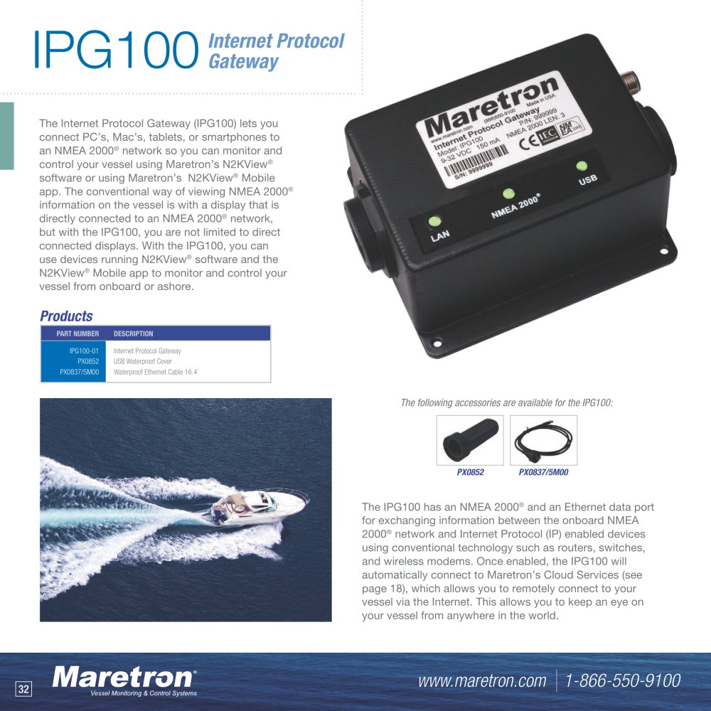 IPG100 Data Sheet - Maretron