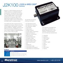 J2K100 J1939 to NMEA 2000® gateway