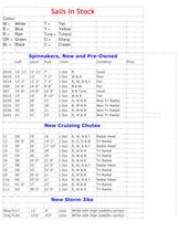 Stock Sail List - 1