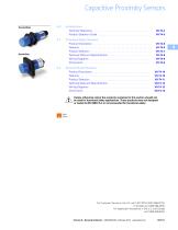 Capacitive proximity sensors - 1