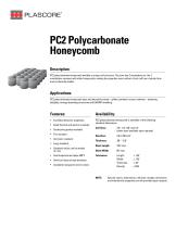 PC2 Polycarbonate  Honeycomb