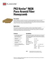 PK2 Kevlar ®  N636 Para-Aramid Fiber  Honeycomb