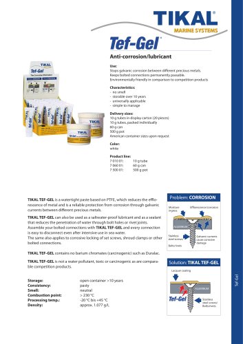 Tef Gel - Anti-Corrosion