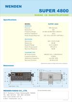 MARINE CB RADIOTELEPHONE SUPER 4800 - 2