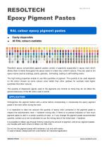 Epoxy Pigment Pastes - 1