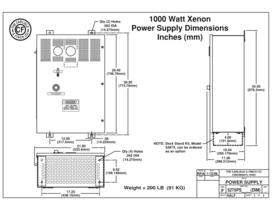 1000 Watt Xenon Manual Control Searchlight - 4