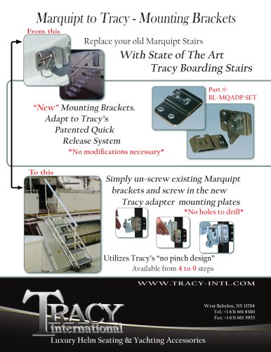 Marquipt to Tracy - Mounting Brackets