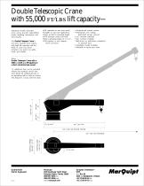 Double Telescopic Crane with 55,000 ft/lbs lift capacity - 1