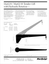 MarQ 8 / MarQ 10 Tender-Lift with Hydraulic Rotation