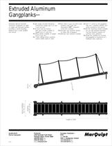 Specification Aluminium Gangplank - 1