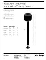 Stand Pipes for 1,500 to 50K FT/LBS Capacity Cranes - 1