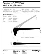 Tender-Lift 1,000/1,500 with Manual Boom - 1