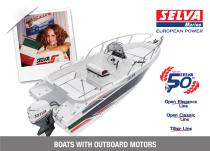 Boats with Outboard Motors General Catalogue Open Elegance Line, Open Classic Line, Tiller Line - 1