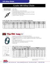 Grade 100 Alloy Chain & Lok-a-loy Connecting Link - 1