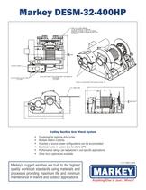 DESM-32-400 Draghead Davit Winch - 2