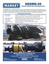 DESMD-20 Electric Double Drum Mooring Winch - 1