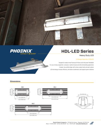 HDL-LED Spec Sheet