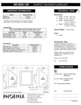 MS 500 Q/QH QUARTZ HALOGEN FLOODLIGHT - 2