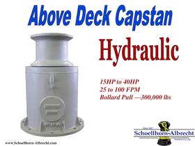 Hydraulic Style Above-the-Deck Capstan - 1