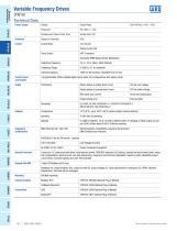 2016 LV Variable Frequency Drives and Soft Starters Catalog - 16