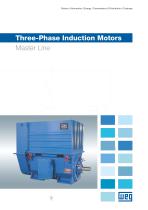 Three-phase induction motors Master line - 1