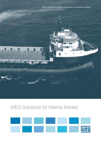 WEG Solutions for Marine Market