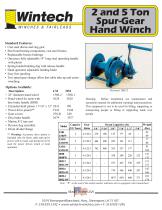 Spur Gear Hand Winches - 2 and 5 Ton - 1