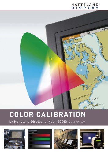 Color Calibration by Hatteland Display for Your ECDIS