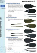 K1 slalom paddles catalogue - 2