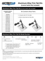 Aluminum Alloy Trim Tab Kits - 1