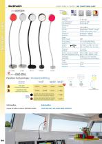 Glenan - red/white - horizontal fitting Ø 60 mm (2.3in) - matt black-1