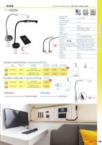 Glenan - red/white - horizontal fitting - silver - USB-2