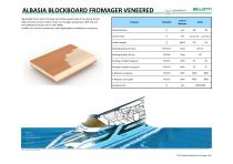 ALBASIA BLOCKBOARD FROMAGER VENEERED - 1