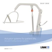 Actuator systems for patient lifts - 1