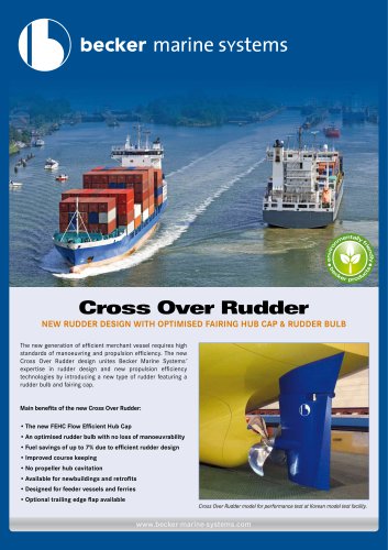 Becker Cross Over Rudder