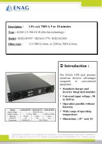 ALMI-ASI range – 115-230Vac-700VA rack - 1