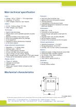 BATTERY CHARGER SINGLE PHASE 24VDC – CDMV RANGE - 2