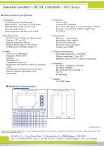 DC/AC SINUS INVERTER – ONS RANGE - 2