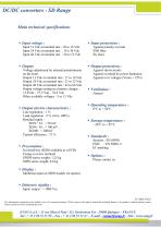 DC/DC converters - SD Range - 2