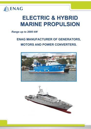 Electric and hybrid propulsion – DC/AC –  Up to 2MW