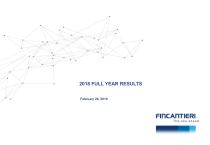 2018 FULL YEAR RESULTS - 1