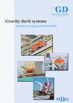 Gravity davit systems GSP Type - 1