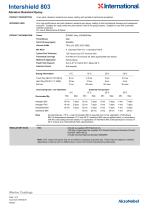 INTERSHIELD 803 DATA SHEET