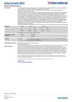 INTERSHIELD 803 DATA SHEET - International Marine - PDF Catalogs ...