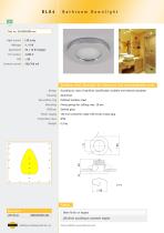 DL04 Bathroom Downlight, recessed, 4 W / 6 W