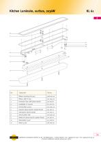 KL61 Kitchen Luminaire, surface, 2x 18 W / 2x 36 W - 3