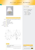 WL Melissa Wall light with switch - 1