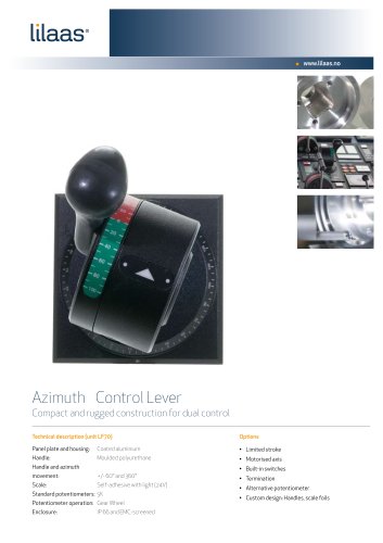 azimuth control handle for ships LF70