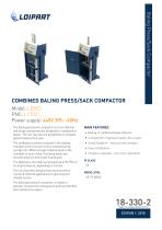 Combined Baling Press/Sack Compactor